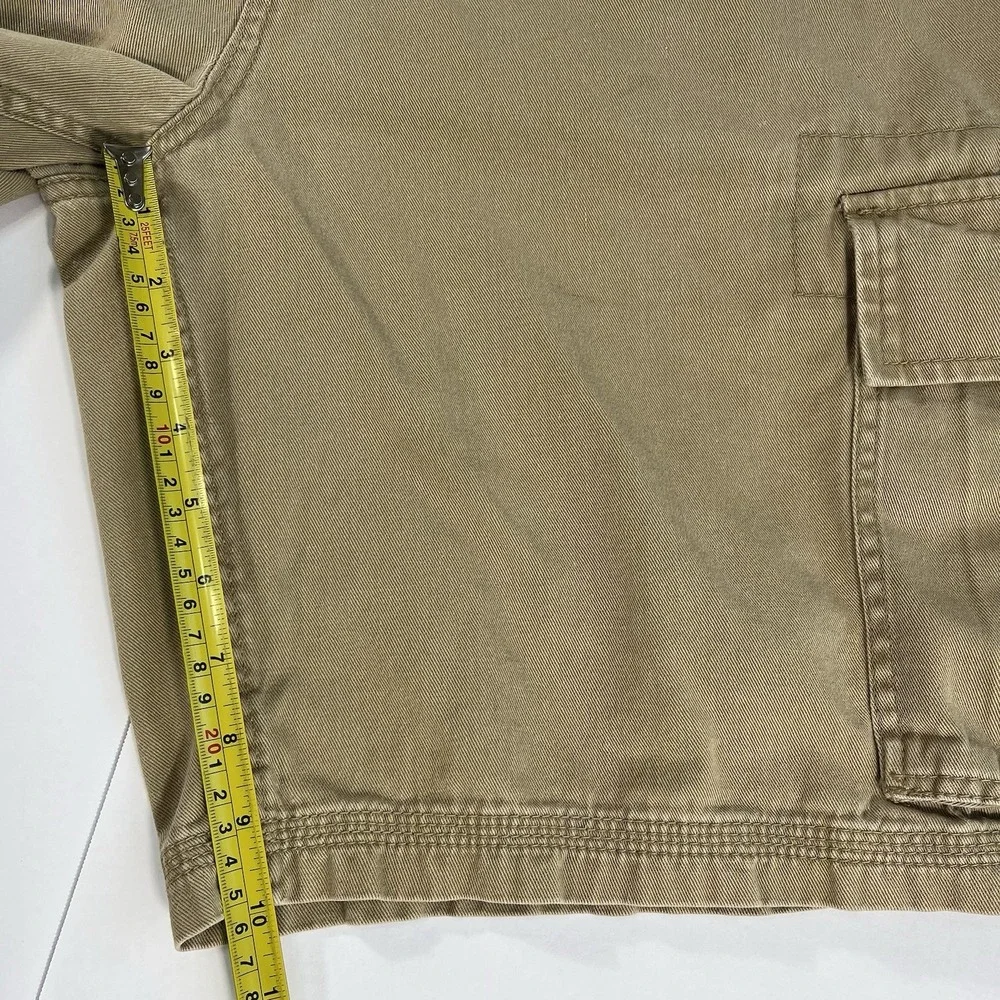 Timberland Men's Cargo Shorts Size 40 Khaki Tan Outdoor Utility Cotton